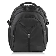 Plecaki - PLECAK MĘSKI WODOODPORNY CZARNY POJEMNY DO PRACY PAOLO PERUZZI T-103-BL - miniaturka - grafika 1