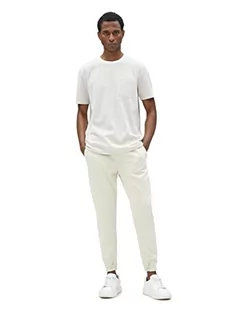 Koton Męski Basic T-Shirt Crew Neck Short Sleeve Pocket Detailed, Beżowy pasek (0s5), XL - Paski - miniaturka - grafika 1