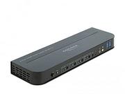 Konwertery sieciowe i transceivery - Delock HDMI KVM Switch 4K 60 Hz with USB 3.0 and audio KVM switch - miniaturka - grafika 1