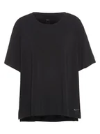 Koszulki sportowe damskie - Nike Koszulka sportowa w kolorze czarnym - miniaturka - grafika 1