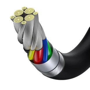 Baseus Superior kabel przewód USB Typ C - USB Typ C szybkie ładowanie Quick Charge / Power Delivery / FCP 100W 5A 20V 1m czarny (CATYS-B01) - Kable USB - miniaturka - grafika 7