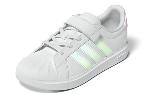 adidas Uniseks - dzieci Streettalk Children Shoes, Ftwr White/Iridescent/Core White, 33.5 EU