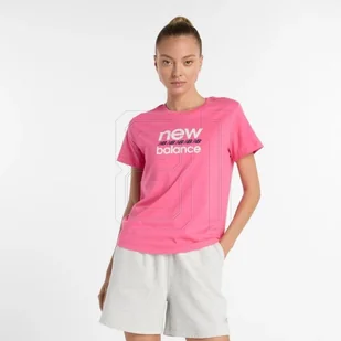 Koszulka New Balance Sport Graphic T-Shirt W WT51540DAB S - Koszulki i topy damskie - miniaturka - grafika 1