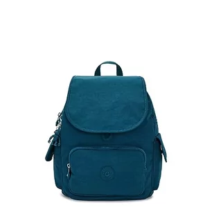 Kipling City Pack S Mały Plecak, 27 x 33.5 x 19, Cosmic Emerald, Zielony - Plecaki - miniaturka - grafika 1