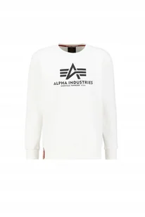 Bluza Alpha Industries Basic Sweater white XXL - Bluzy męskie Bluza Alpha Industries Basic Sweater white XXL - Bluzy męskie - miniaturka - grafika 1