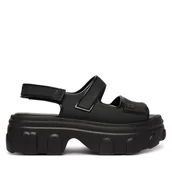 Sandały damskie - Sandały Melissa Melissa Ella Move Ad 36150 Czarny - miniaturka - grafika 1