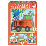 Puzzle - Educa 17144 Progressive Puzzles Rescue Patrol 6 + 9 + 12 + 16"""""""" - miniaturka - grafika 1