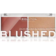 Palety i zestawy do makijażu - Makeup Revolution Paleta róży i rozjaśniaczy Relove Color Play Duo Palette) 5,8 g Cień Kindness) - miniaturka - grafika 1