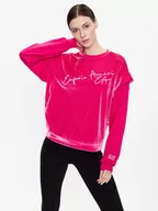 Bluzy damskie - EA7 Emporio Armani Bluza 3RTM28 TJDWZ 1417 Różowy Regular Fit - miniaturka - grafika 1