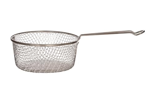 Premier Housewares 0102128 mała frytkownica kosz z prostym uchwytem, stal ocynkowana, kolor srebrny