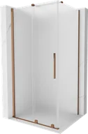 Kabiny prysznicowe - Mexen Velar kabina prysznicowa rozsuwana 110x120 cm, szron, różowe złoto - 871-110-120-31-55 - miniaturka - grafika 1