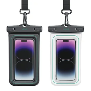 USAMS Etui wodoodporne 6.7" IP68 biały/white FSD1302 (US-YD013) - Etui i futerały do telefonów - miniaturka - grafika 2