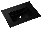 Umywalki - Umywalka konglomeratowa Esse Black 61 x 46 Axis - miniaturka - grafika 1