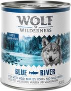 Mokra karma dla psów - Wolf of Wilderness Adult 6 x 800 g Blue River ryba - miniaturka - grafika 1