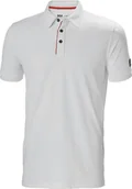 Koszulki męskie - Helly Hansen T-shirt HELLY HANSEN Kensington Tech Polo, white 3XL - miniaturka - grafika 1