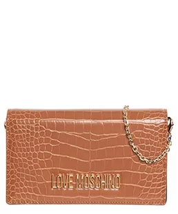 Love Moschino Damska torba na ramię Borsa Pu St.Croco Cammello Camel, 14 x 51 x 5 - Torebki damskie - miniaturka - grafika 1