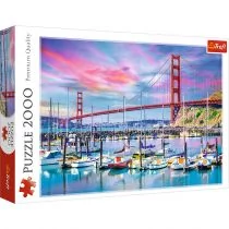 Trefl Puzzle 2000 elementów Golden Gate, San Francisco - Puzzle - miniaturka - grafika 1