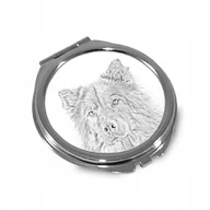 Lusterka do makijażu - Eurasier Lusterko kieszonkowe składane do torebki - miniaturka - grafika 1