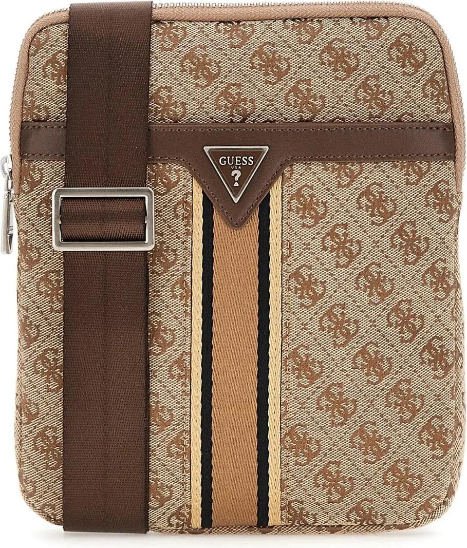 Guess Milano kompaktowy plecak beżowo-brązowy MISTP5123