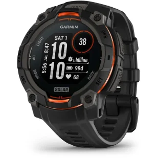 Garmin Instinct 3 Solar 45 mm Czarny - Smartwatch - miniaturka - grafika 1