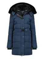 Kurtki damskie - Canadian Peak Płaszcz zimowy "Bettineak" w kolorze niebieskim - miniaturka - grafika 1