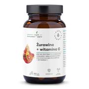 Przeziębienie i grypa - Aura Herbals Żurawina 800 mg + Witamina C Suplement diety 60 kaps. - miniaturka - grafika 1