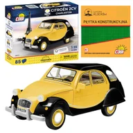 Klocki - Cobi 24512 SAMOCHÓD CITROEN 2CV CHARLESTON POJAZD AUTO AUTKO 85 EL YOUNGTIMER KOMPLET  + PŁYTKA - miniaturka - grafika 1