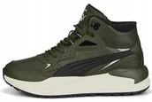 Sneakersy damskie - Buty PUMA X-RAY SPEED MID WTR oliwkowe sk��ra sneakersy jesie�� zima 46 - miniaturka - grafika 1