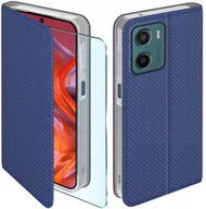 Etui i futerały do telefonów - Etui z klapką do Motorola Moto G05 E15 Zamykane Futerał + Szkło - miniaturka - grafika 1