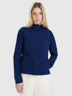 Kurtki damskie - Damski softshell 4F 4FWSS25TSOFF320 - granatowy - miniaturka - grafika 1