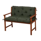 Poduszki ogrodowe - Ogrodowe poduszki do siedzenia na ławkę w kolorze khaki zestaw 2 szt. 50x100 cm Selby – Sun Garden - miniaturka - grafika 1