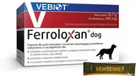 Suplementy i witaminy dla psów - Nutrifarm Sp z o.o VEBIOT Ferroloxan dog 60 tabletek Vebiot Senseine 1 saszetka 9 g GRATIS 56492-uniw - miniaturka - grafika 1