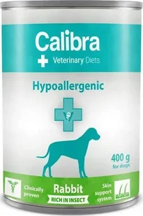 Calibra CALIBRA Veterianry Diets Dog Hypoallergenic Insect & Rabbit 400g - Mokra karma dla psów - miniaturka - grafika 1