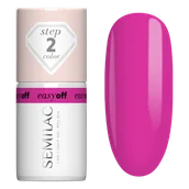 Lakiery hybrydowe - Semilac Lakier do paznokci Easy Off, L16 Magenta Crush - miniaturka - grafika 1