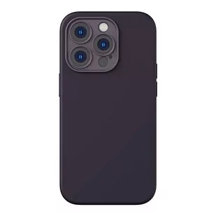 Zestaw Etui Baseus Liquid Silica Gel do iPhone 14 Pro (fioletowe) + szkło hartowane + zestaw czyszczący - Etui i futerały do telefonów - miniaturka - grafika 1