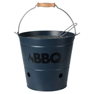 Grille - ProGarden Grill typu wiaderko BBQ, 26 cm, matowy granat - miniaturka - grafika 1