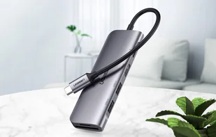Adapter HUB UGREEN CM195 USB-C do HDMI, 2x USB-A 3.0, SD/TF, PD - Adaptery i przejściówki - miniaturka - grafika 5