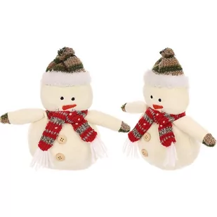 BAŁWAN DEKORACYJNY W CZAPCE I SZALIKU - Ozdoby bożonarodzeniowe - miniaturka - grafika 3