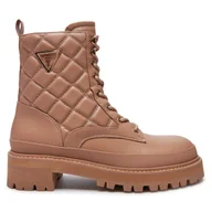 Botki damskie - Trapery Guess Badae2 FLFBD2 ELE10 Beżowy - miniaturka - grafika 1