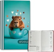 Kalendarze - Kalendarz 2026 A6 tygodniowy Kapibara - miniaturka - grafika 1