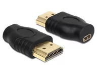 Adaptery i przejściówki - Delock Adapter HDMI-D micro F -> HDMI-A M (65507) - miniaturka - grafika 1