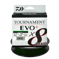 Żyłki wędkarskie - Plecionki Daiwa Torunament X8 Evo 135M Zielone 0,12 Mm - miniaturka - grafika 1