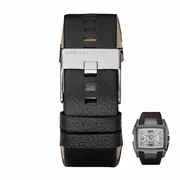 Akcesoria do zegarków - Czarny pasek Diesel 30 mm Megatron DZ1215, DZ1216, DZ1273, DZ4247 - miniaturka - grafika 1