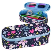 Plecaki szkolne i tornistry - Coolpack Campus Piórnik Jednokomorowy Z Klapką Bez Wyposażenia In The Garden - miniaturka - grafika 1