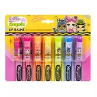 Kosmetyki kąpielowe dla dzieci - Zestaw balsamów do ust L.O.L. x Crayola - 7 sztuk - miniaturka - grafika 1