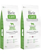 Sucha karma dla psów - Brit Care Adult Large Salmon&Potato 12 kg - miniaturka - grafika 1