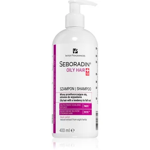 SEBORADIN Only Hair Szampon do włosów przetłuszczających się, osłabionych lub wypadających, 400ml - Szampony do włosów - miniaturka - grafika 1