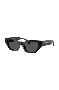 Versace okulary przeciwsłoneczne damskie kolor czarny 0VE4488U - Okulary przeciwsłoneczne - miniaturka - grafika 1
