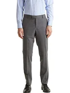 Spodenki męskie - ESPRIT Collection Męskie spodnie garniturowe Active Suit Straight, ciemnoszary, 56 - miniaturka - grafika 1