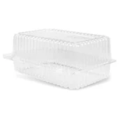 Pojemniki kuchenne - Pojemnik plastikowy na ciasto 26,5 x 21 x 7 cm 10 sztuk - miniaturka - grafika 1